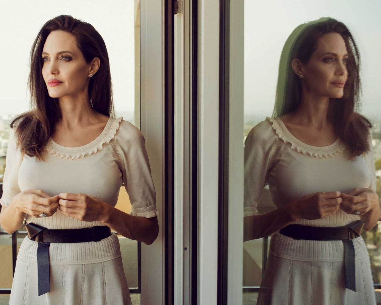 Angelina Jolie in New York City, New York on Monday 17/01/2022  #VeronicaTasmania
