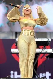 Bebe Rexha Performs at iHeart Radio Festival in Las Vegas 09/23/2017