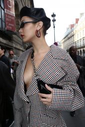Bella Hadid - Arrives at Museum of Fashion in Paris 09/27/2017