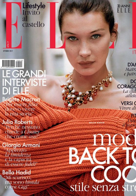 Bella Hadid - Elle Magazine Italy October 2017 • CelebMafia