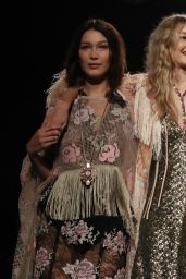 Bella Hadid Walks Anna Sui Show – New York Fashion Week 09/11/2017
