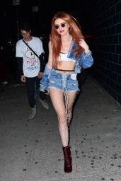 Bella Thorne - Leaves 1OAK Nightclub in NYC 09/10/2017
