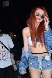 Bella Thorne - Leaves 1OAK Nightclub in NYC 09/10/2017