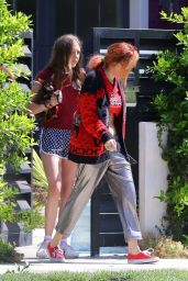 Bella Thorne Street Style - Leaving Her House in LA 09/21/2017