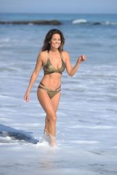 Brooke Burke-Charvet Hot in Bikini - Summer Break in Malibu 08/30/2017