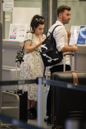 Charli XCX at the Airport Tegel in Berlin 08/30/2017