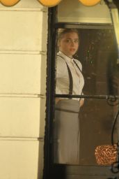 Chloe Grace Moretz - Filming "The Widow" at The Dawson Hotel in Dublin 09/24/2017