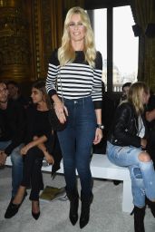 Claudia Schiffer – Balmain Fashion Show in Paris 09/28/2017