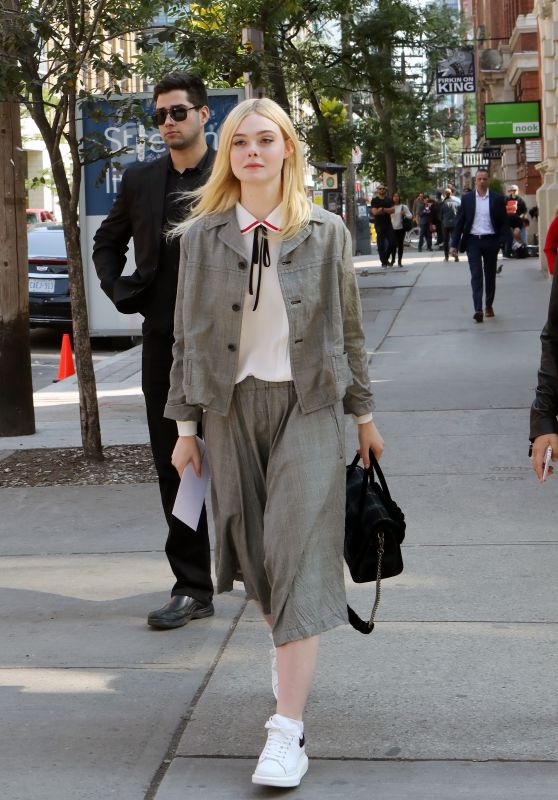 Elle Fanning - Out in Toronto 09/10/2017