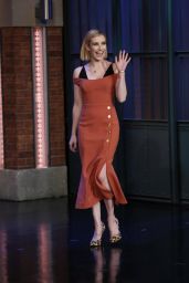 Emma Roberts Appeared on Late Night with Seth Meyers in NYC 09/12/2017