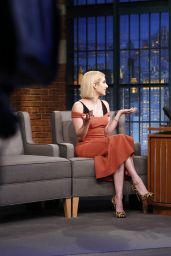 Emma Roberts Appeared on Late Night with Seth Meyers in NYC 09/12/2017