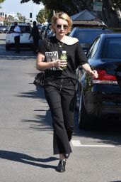 Emma Roberts in Casual Attire - Run Errands in West Hollywood 09/22/2017
