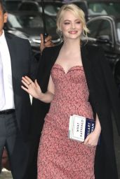 Emma Stone - Arriving at The Late Show with Stephen Colbert in New York City 09/19/2017