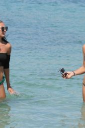 Georgia Harrison in Bikini - Enjoys a Day on the Beach in Ibiza 09/13/2017