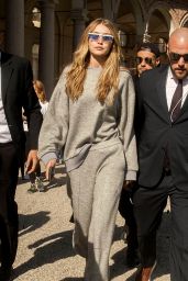 Gigi Hadid Casual Style - Milan, Italy 09/20/2017