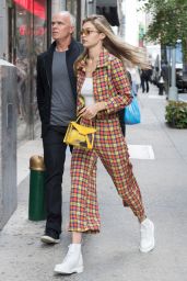 Gigi Hadid Street Fashion - New York City 09/08/2017