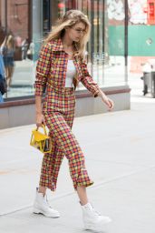 Gigi Hadid Street Fashion - New York City 09/08/2017