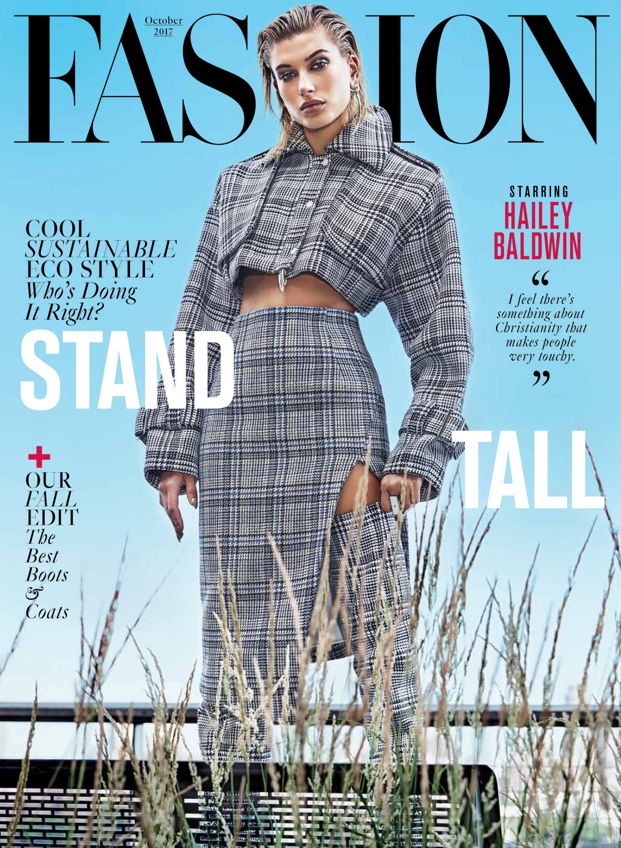 Hailey Baldwin - Fashion Magazine October 2017 Issue • CelebMafia