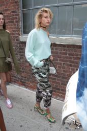 Hailey Baldwin - Leaving a Fashion Show in NYC 09/11/2017