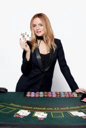 Heather Graham - Foxy Bingo and Casino Ad Campaign, September 2017