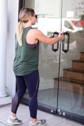 Hilary Duff in Tights - Out in West Hollywood 09/01/2017