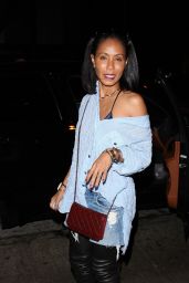 Jada Pinkett Smith - Leaves Madeo Restaurant in West Hollywood 09/20/2017