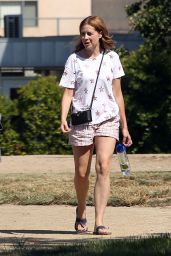 Jenna Fischer at a Local Park in LA 09/06/2017