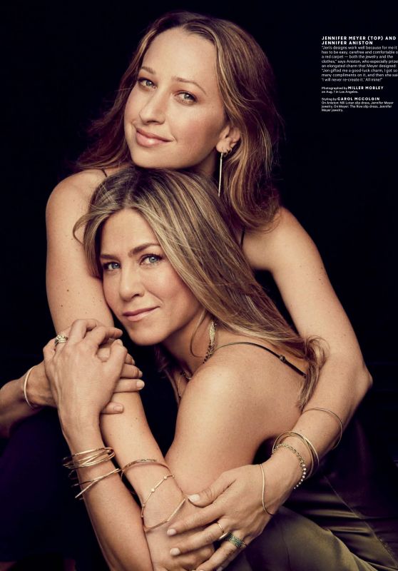 Jennifer Aniston & Jennifer Meyer - The Hollywood Reporter September 2017 Issue