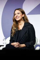 Jessica Alba at "Building A Brand In A Mobile First World" - Advertising Week in NYC 09/26/2017
