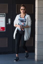 Jessica Alba - Leaving the Gym in Los Angeles 09/23/2017
