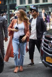 Jessica Alba - With Her Brother Joshua in NYC 09/07/2017