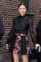 Jessica Biel - Arriving to Appear on "The Late Show With Stephen Colbert" TV Show in NYC 09/05/2017