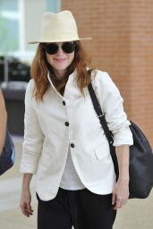 Julianne Moore - Arriving at Marco Polo Airport in Venice, Italy 08/31/2017
