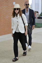 Julianne Moore - Arriving at Marco Polo Airport in Venice, Italy 08/31/2017