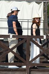Julianne Moore - With a Mystery Man in Venice, Italy 08/31/2017