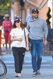 Julianne Moore With Bart Freundlich - Out in New York City 09/08/2017