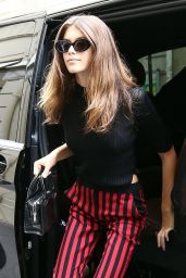 Kaia Gerber Style - Leaves the George V Hotel in Paris 09/26/2017