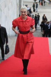 Karlie Kloss in Red - Milan, Italy 09/25/2017