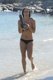 Katerina Stefanidi in Bikini - Enjoys a Day on the Beach in Mykonos 09/06/2017