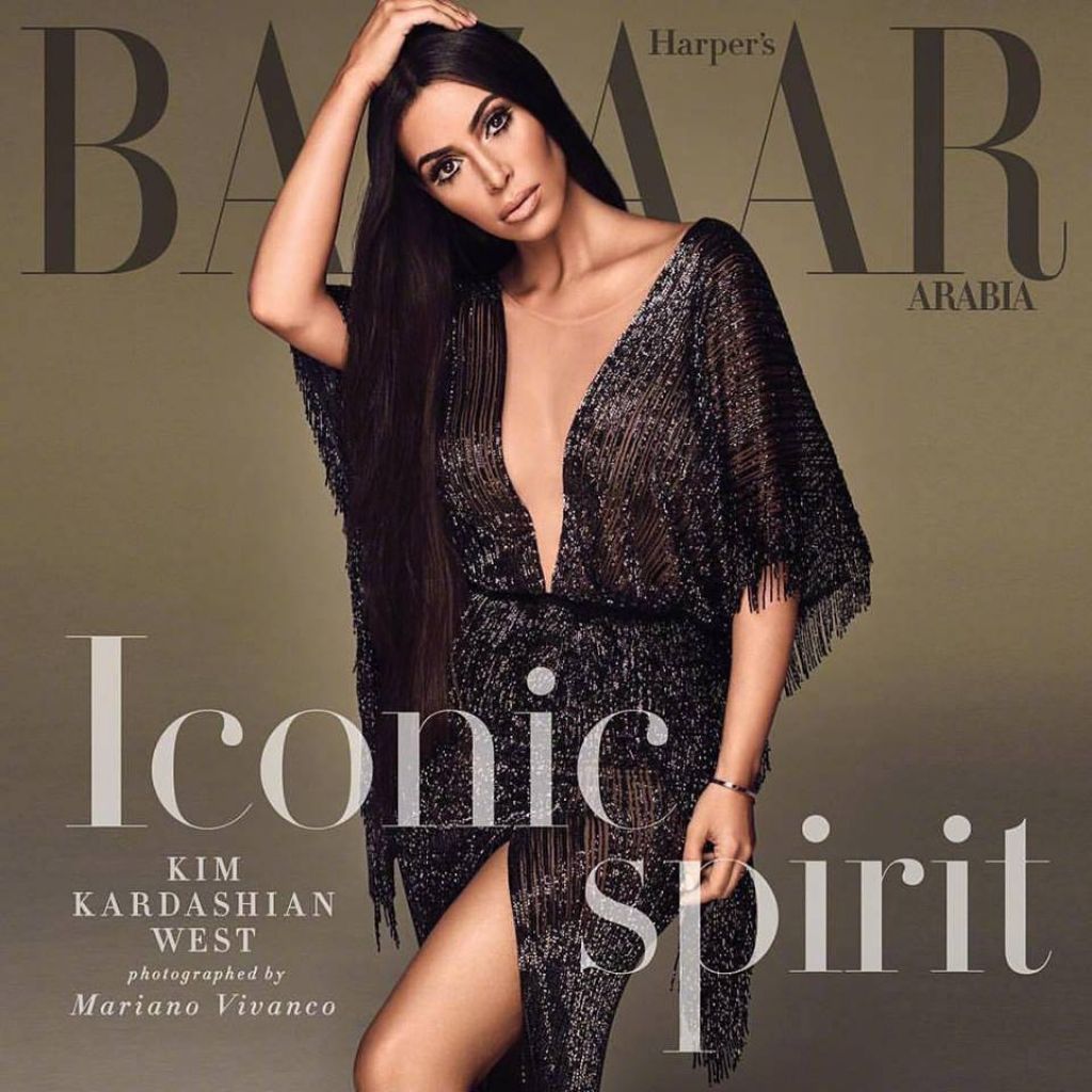 Kim Kardashian Harpers Bazaar Arabia September 2017 Photos • Celebmafia 