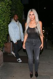 Kim Kardashian - Leaving Giorgio Baldi Restaurant in Santa Monica 09/24/2017