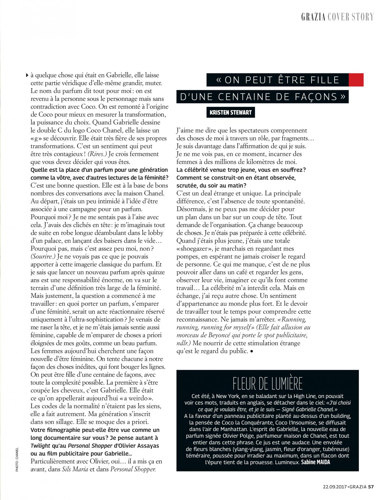 Kristen Stewart - Grazia Magazine France September 2017 Issue • CelebMafia
