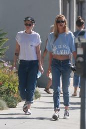 Kristen Stewart & Stella Maxwell Street Style - Los Angeles 09/24/2017