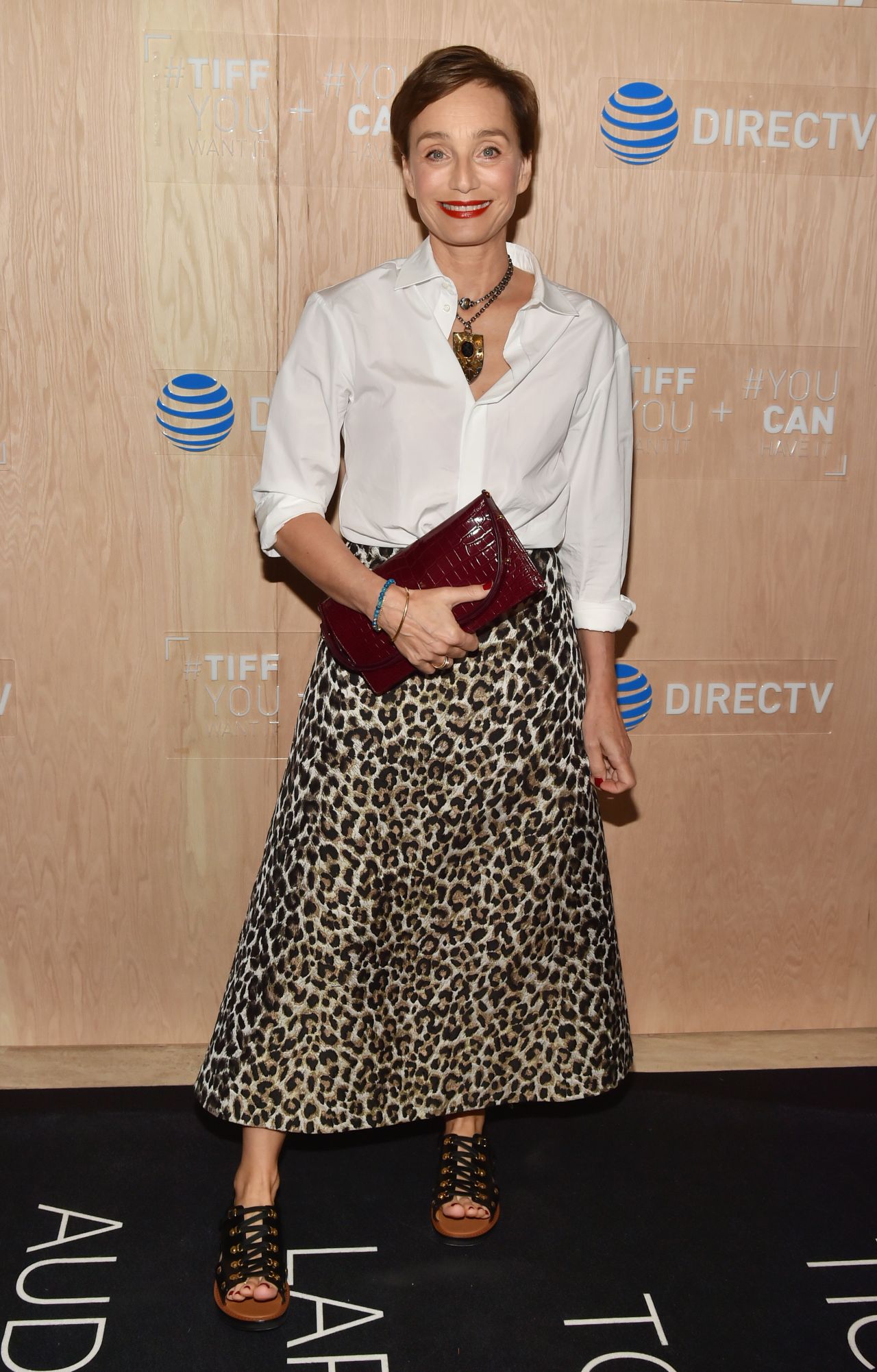 Kristin Scott Thomas - Celebrity and Tastemaker Lunch in Toronto 09/11