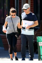 Lea Michele in Leggings - Out in New York City 09/24/2017