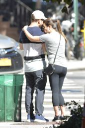Lea Michele in Leggings - Out in New York City 09/24/2017