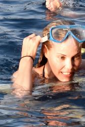 Leslie Bibb in Bikini - Amalfi Coast in Italy 08/30/2017