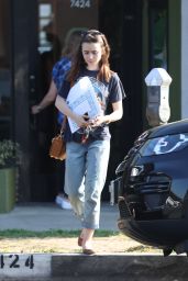 Lily Collins - Shopping For Art in Los Angeles 09/20/2017