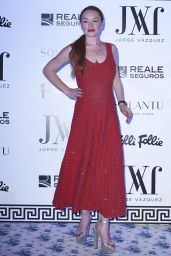 Lindsay Lohan - Jorge Vazquez Spring Fashion Show in Madrid 09/18/2017