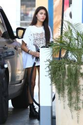 Madison Beer - Pumping Gas in Los Angeles 08/31/2017